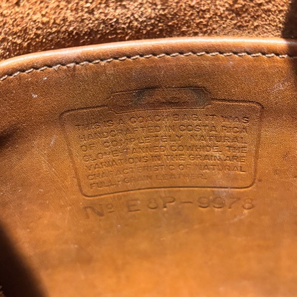 COACH Scooter Bag Long Adjustable Strap Leather Made in Costa Rica Flap - Picture 14 of 14